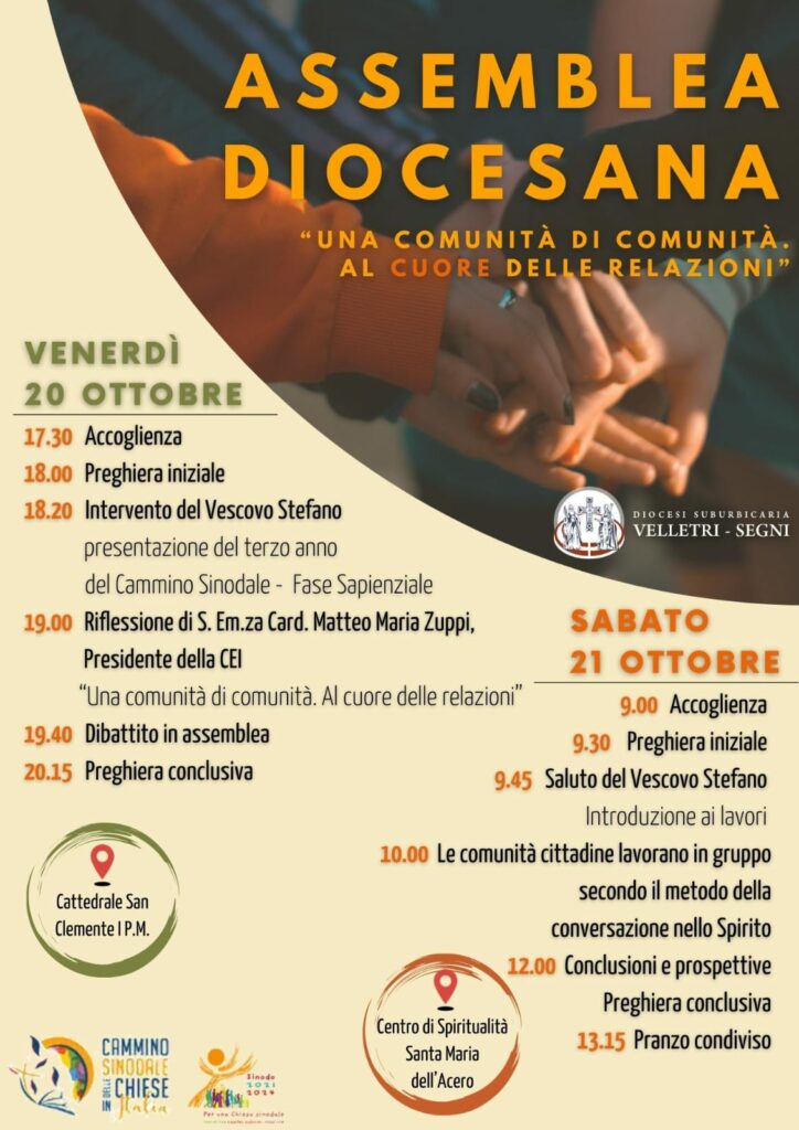 Locandina assemblea diocesana ottobre 2023